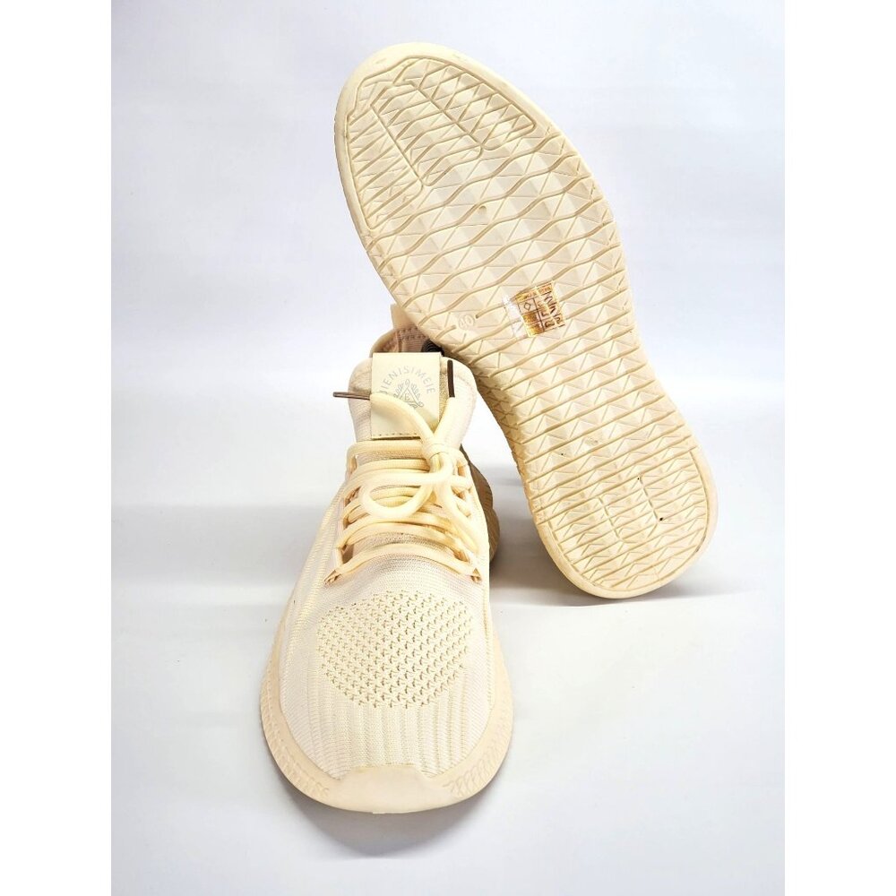 Jienisimeie Lace-up Front Letter Patch Knit Running Shoes Sz 9.5 1672 - Picture 4 of 13